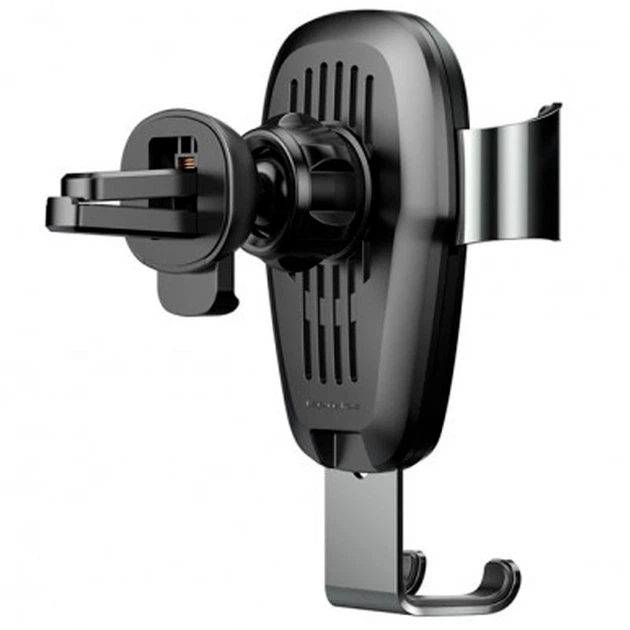 Холдер Baseus Metal Wireless Fast Charger Gravity Car Mount (Air Outlet Type) (WXYL-BOA) Tarnish