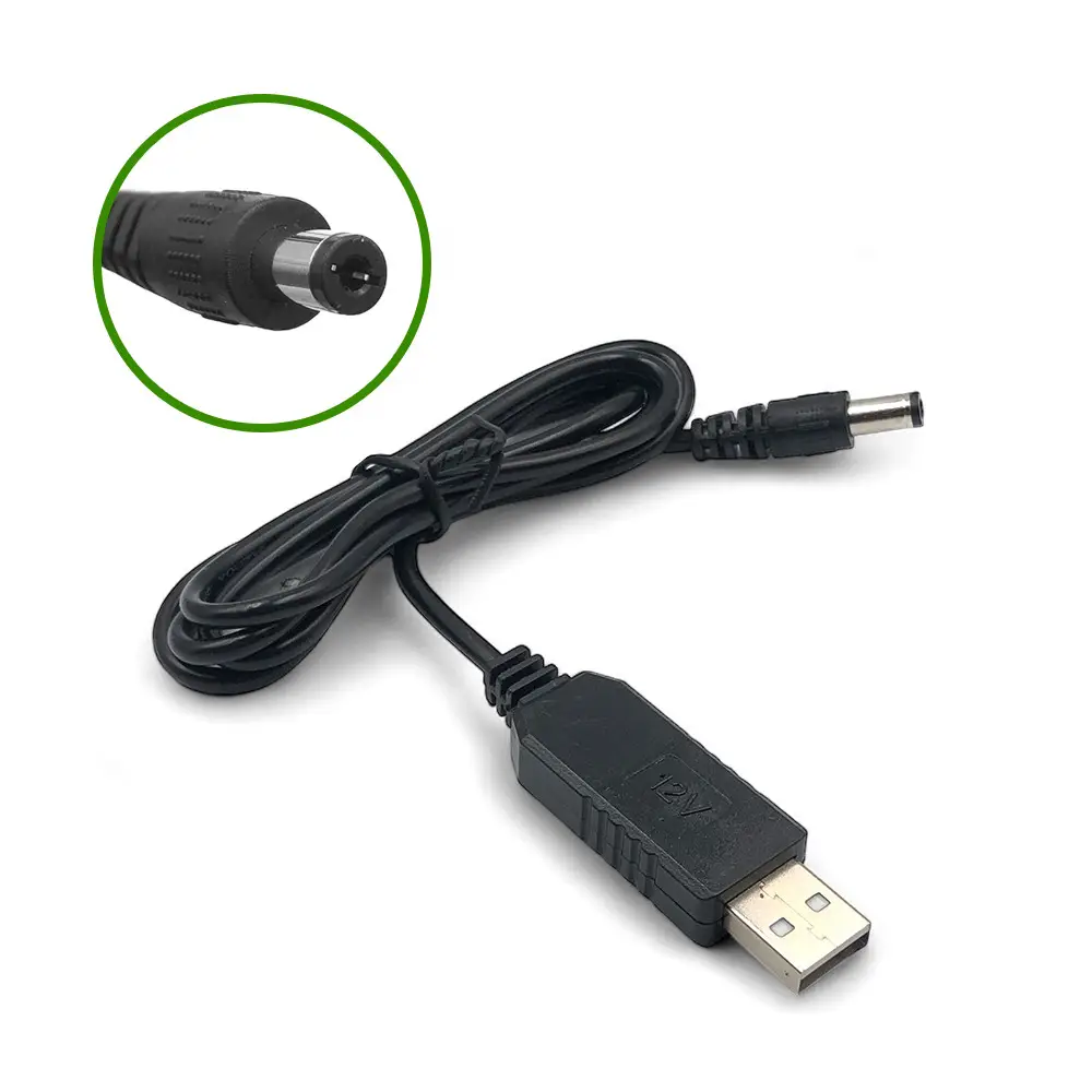 Кабель DC-USB 12V (для роутера від повербанку)
