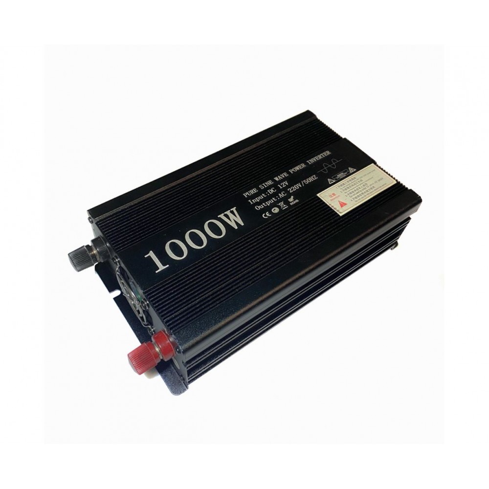 Інвертор перетворювач напруги SW12-220 1000W DC 12V - AC 220V чиста синусоїда