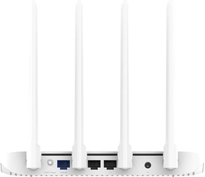 Wi-Fi роутер Xiaomi Mi AC1200 Gigabit Wi-Fi/2xLAN/1xWAN/802.11AC/2.4 ГГц/5 ГГц/4 антени білий