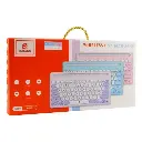 Клавіатура бездротова JEQANG JB-333 dual-model charging (Зелений)