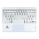 Клавіатура бездротова JEQANG JB-380 bluetooth charging (Білій)