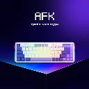 Бездротова клавіатура Proove Gaming AFK (Ukraine Layout) white