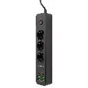 Мережевий фільтр Proove Power Socket P-03 (3 розетки + 4 USB + 2 Type-C) 2М