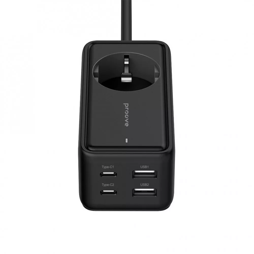 Мережевий фільтр Proove Power Strip Homester PD-03 1AC 65W (2 Type-C + 2USB)