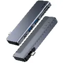 Adapter Baseus Harmonica 5 in 1 (CAHUB-KOG) HUB Adapter Grey