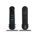 USB Hub Baseus Working Station Three-Screen Multifunctional Type-C (CAHUB-DG0G) Dark Gray