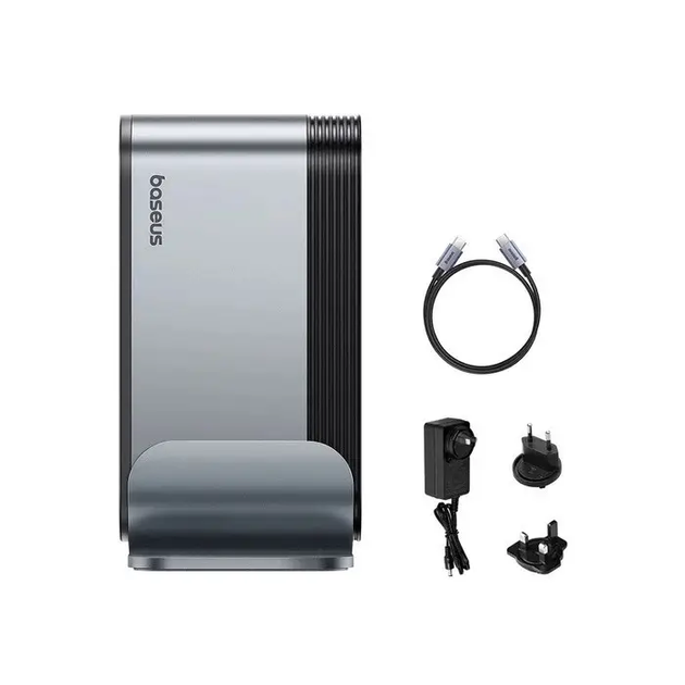 USB Hub Baseus Working Station Three-Screen Multifunctional Type-C (CAHUB-DG0G) Dark Gray