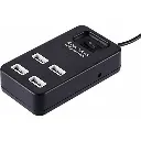 USB HUB P-1601 (4 USB2.0) Black