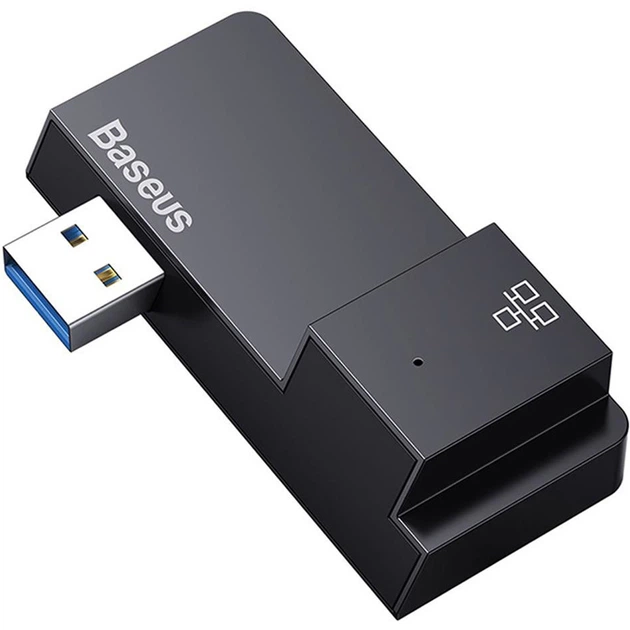 USB Hub Baseus Multifunctional (USB A to RJ45*1+USB3.0*2) (CAHUB-FP01)