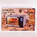 Духовка електрична настільна SOKANY SK-10009 об'ємом 35 літрів з таймером, білий