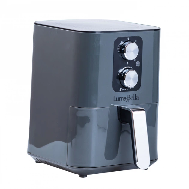 Аерогриль-фритюрниця Luma Bella B-9002 на 5,5 літрів, сірий