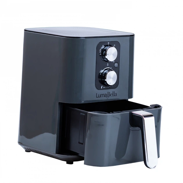 Аерогриль-фритюрниця Luma Bella B-9002 на 5,5 літрів, сірий