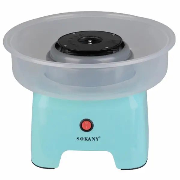 Аппарат для солодкої вати Sokany SK-520 настільний, м'ятний