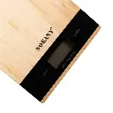 Ваги кухонні електронні SOKANY SK-19025 до 5 кг з плоскою платформою, дерево.