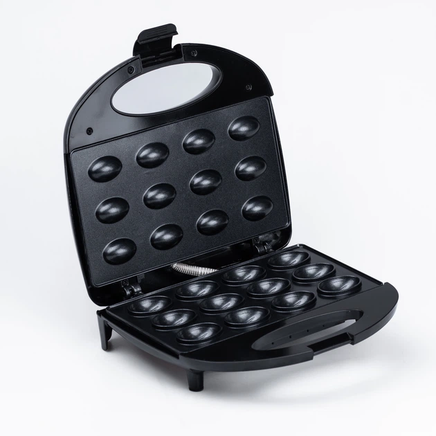 Горішниця електрична Luma Bella LB-58006 з антипригарним покриттям на 12 горішків, чорний