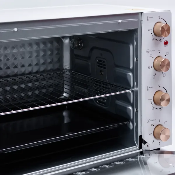 Духовка електрична настільна SOKANY SK-10010 об'ємом 60 літрів з таймером, білий