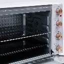 Духовка електрична настільна SOKANY SK-10010 об'ємом 60 літрів з таймером, білий
