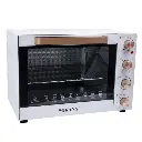 Духовка електрична настільна SOKANY SK-10010 об'ємом 60 літрів з таймером, білий