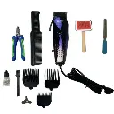 Набір інструментів для грумінгу Saeday SD-833 професійний 5 в 1, синій