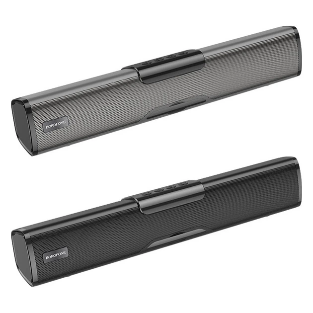 Бездротова колонка Borofone BP11 зі світломузикою чорна