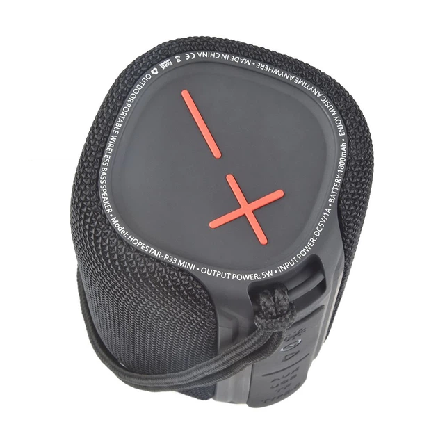 Колонка HOPESTAR P33 mini Bluetooth з радіо (Чорний)