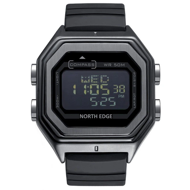 Цифровий  годинник NORTH EDGE ALPHA (black)