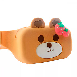 Сумка на пояс Bear Strawberry 14 * 8 * 4,4 (brown)