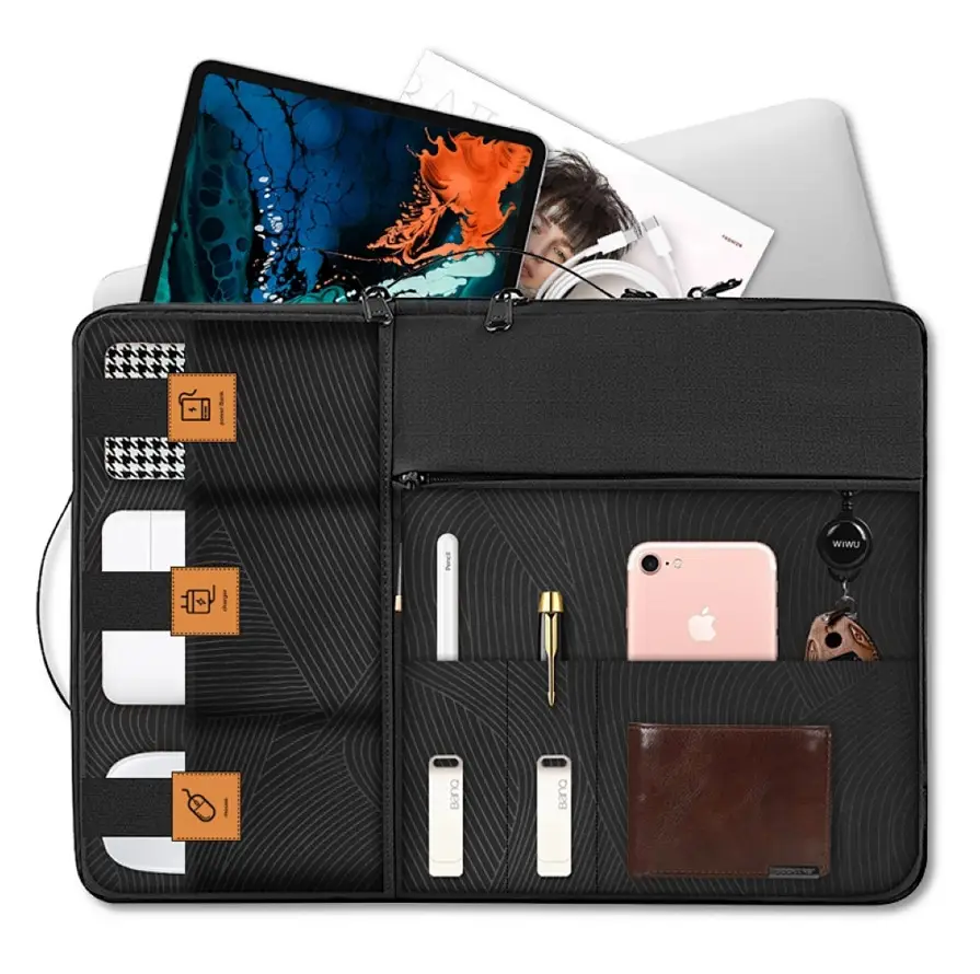 Сумка WIWU Alpha Double Layer Sleeve MacBook 13,3" (black)