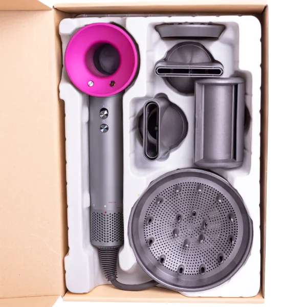 Фен стайлер для волосся 6 в 1 Supersonic Premium 1600 Вт 5 насадок 3 режими швидкості