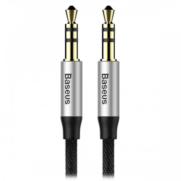 Кабель 3,5"-3.5" 1m Baseus M30 Yiven Silver/Black