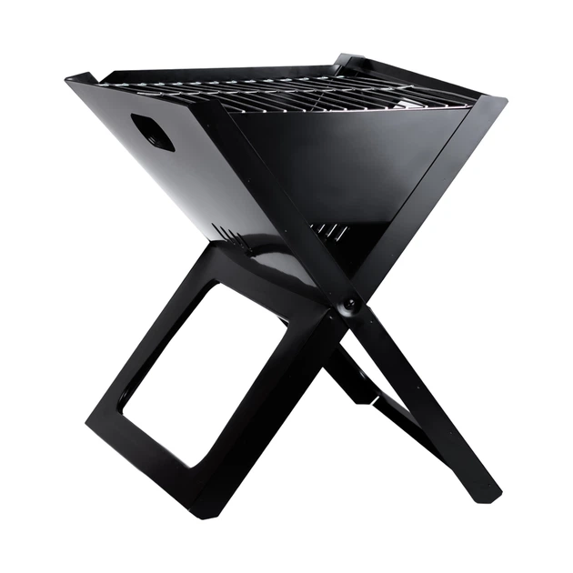 Мангал портативний складний переносний з хромованою решіткою
