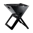 Мангал портативний складний переносний з хромованою решіткою