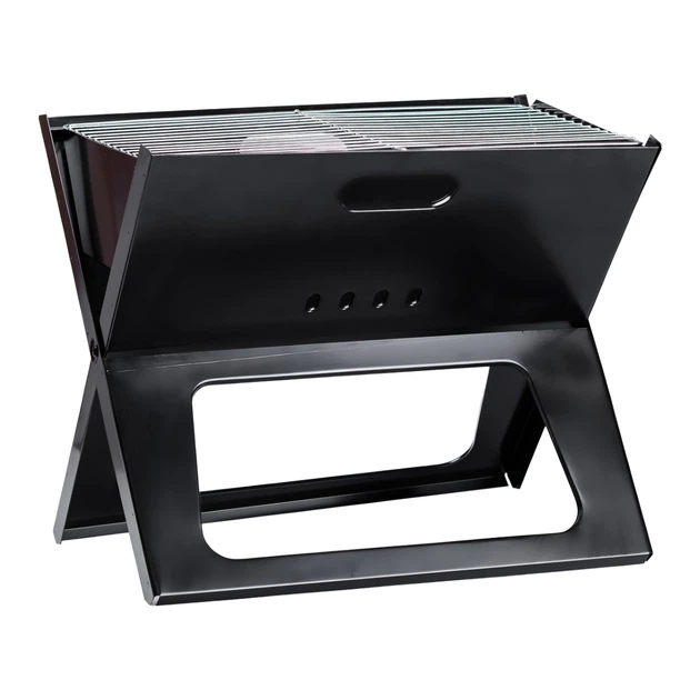 Мангал портативний складний переносний з хромованою решіткою