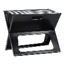 Мангал портативний складний переносний з хромованою решіткою