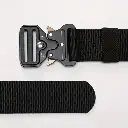 Ремінь тактичний Assault Belt із металевою пряжкою 140 см Чорний