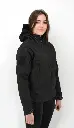 Тактична жіноча куртка Eagle Soft Shell із флісом Black XS