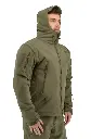 Зимова тактична куртка Eagle Soft Shell WJ-17 із флісом Green Olive L