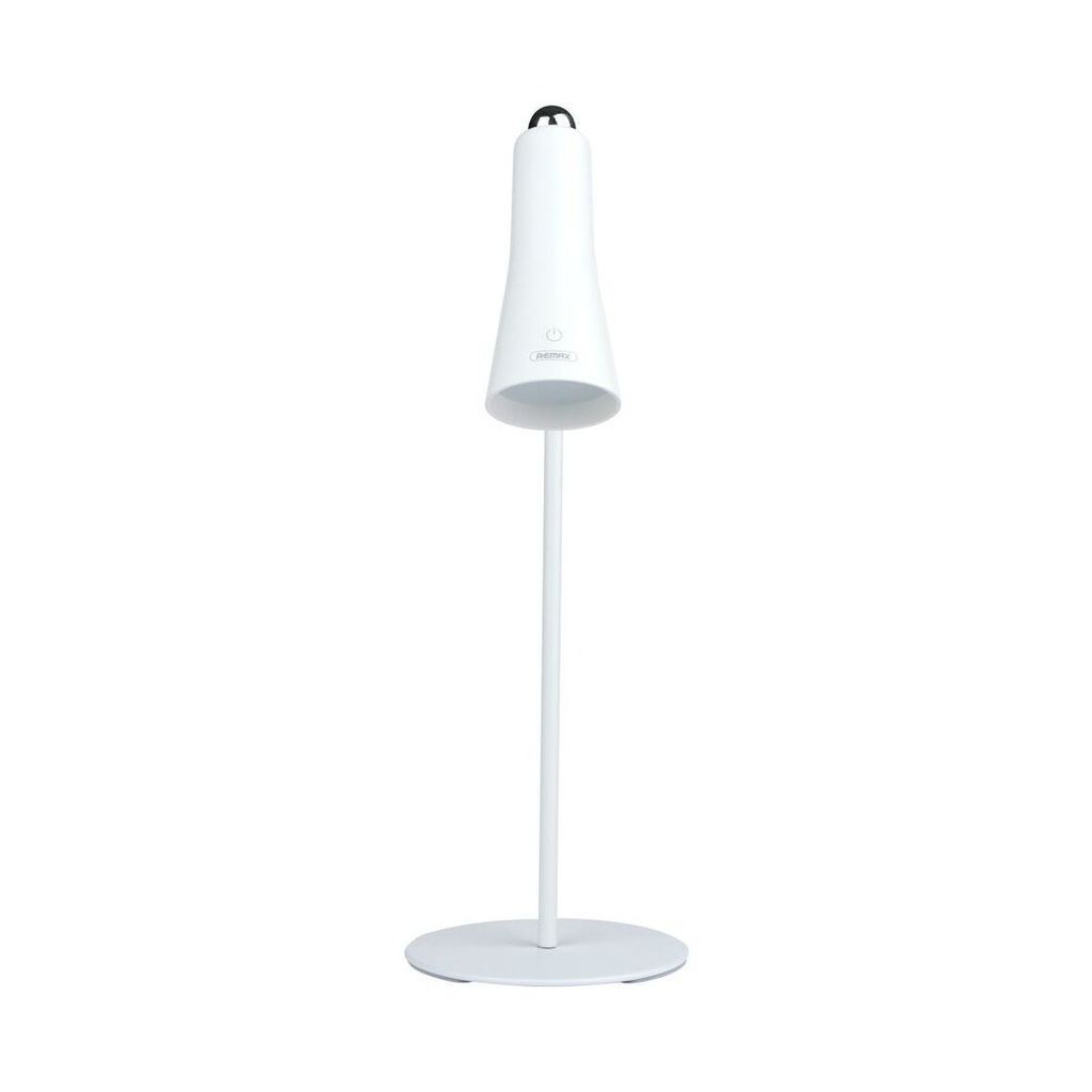 Настільна USB LED лампа Remax RT-E710 з акумулятором та прищіпкою біла