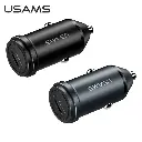 AЗУ USAMS US-CC095 C14 18W PD3.0 Fast Charging Car Charger \black