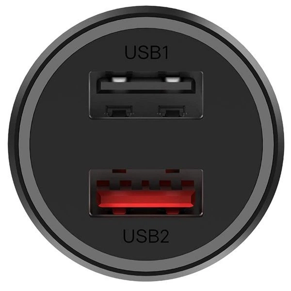 Xiaomi (OR) Car Charger (2 USB/37W) Black(CC06ZM/GDS4131CN)(Автомобільний зарядний пристрій)