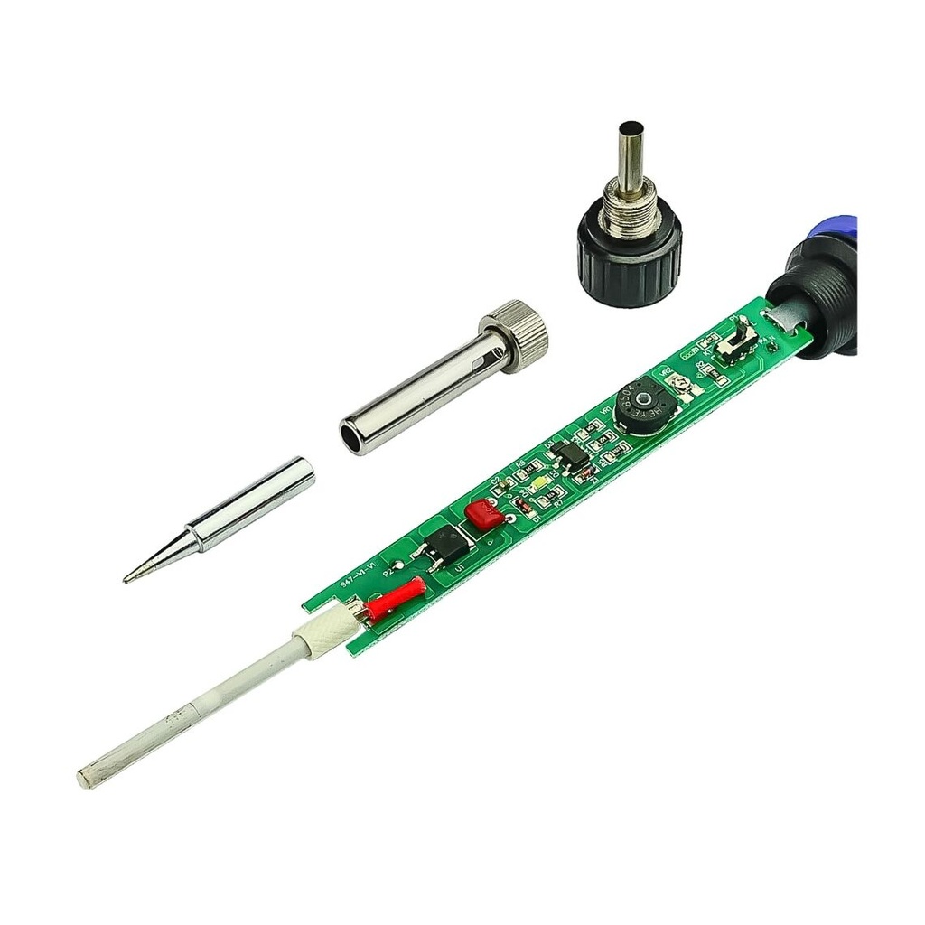 Паяльник WEP 947-VII із підставкою, жалом 900M, вимикачем, рег. t 220-480 гр C, індикатором роботи (60W, 220V)