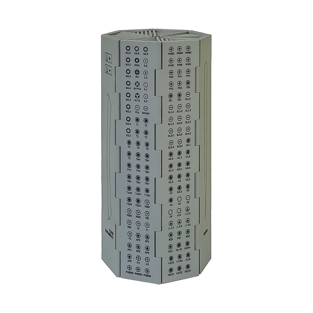 Набір інструментів Kaisi К-8128 (ручка, 120 біт, гнучкий подовжувач, пінцет, 3 лопатки, намагнічувач/розмагнічувач)