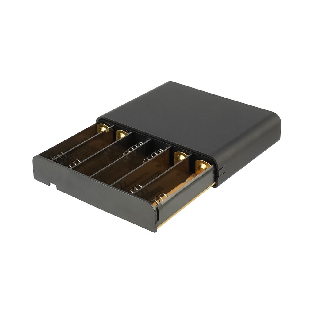 Джерело резервного живлення для мережевого обладнання 12V/9V/5V, під акумулятори 18650 6 шт