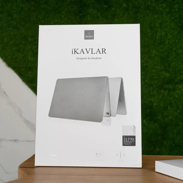 Накладка WIWU iKavlar Crystal Shield MacBook Air 13,3" A2179/A2337 (black)