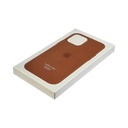 Накладка Leather Case WCMS  + MagSafe Box IPhone 12/12 Pro 2020 6.1" коричневий