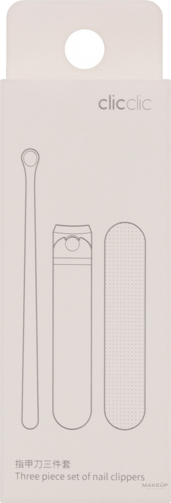 Манікюрний набор Xiaomi HOTO Clicclic Three-piece Nail Clipper (QWZJD001) K