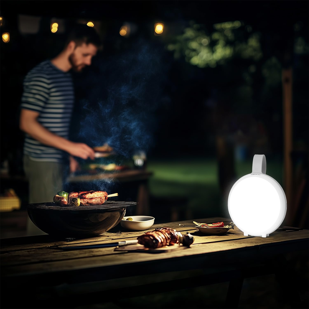 LED світильник KN-L8086LA з літієвою батареєю, 2400mAh 0.5W, 83 світлодіода, white