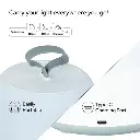 LED світильник KN-L6248LA з літієвою батареєю, 1800mAh 0.5W, 44 світлодіода, white