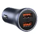 Автомобільне ЗУ Baseus Golden Contactor 2.4A 2USB